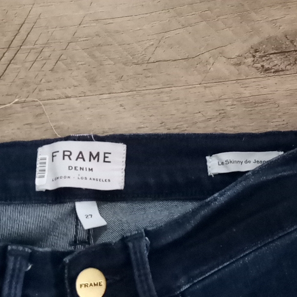 Frame Denim Le Skinny de Jeanne Pants size 27 - Picture 2 of 7